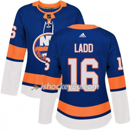 Dame NHL New York Islanders Trøje Andrew Ladd 16 Adidas 2017-2018 Blå Authentic
